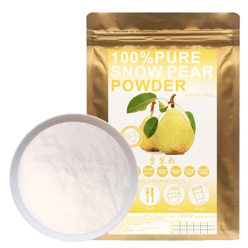 100% Natural Pure Snow Pear Powder 100g/3.52oz 柠檬粉 Schneebirnensaft getrocknetes Pulver für Smoothies, Shakes, Backen, Getränke,| Ohne Konservierungsstoffe, Ohne Zuckerzusatz 100% Natural Pure Snow Pear Powder 100g/3.52oz 柠檬粉 Schneebirnensaft getrocknetes Pulver für Smoothies, Shakes, Backen, Getränke,| Ohne Konservierungsstoffe, Ohne Zuckerzusatz von Plant Gift