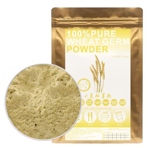 100% Natural Pure Wheat Germ Meal Powder 100g/3.52oz 小麦胚芽粉 zum Kochen von Backrezepten, Getränken,| Ohne Konservierungsstoffe, Ohne Zuckerzusatz 100% Natural Pure Wheat Germ Meal Powder 100g/3.52oz 小麦胚芽粉 zum Kochen von Backrezepten, Getränken,| Ohne Konservierungsstoffe, Ohne Zuckerzusatz von Plant Gift
