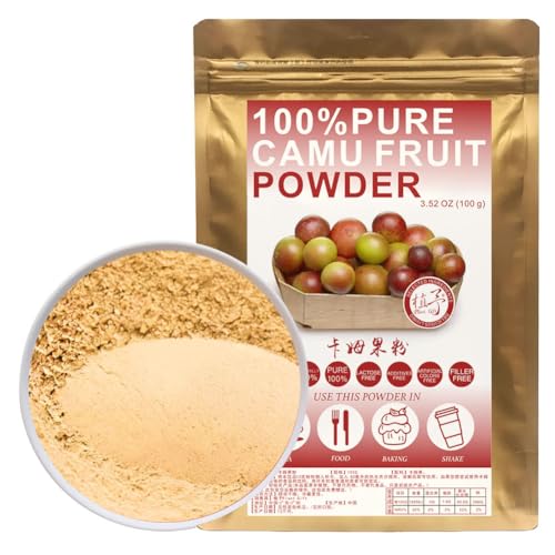 100% Natural Pure Camu Fruit Powder 100g/3.52oz卡姆果粉 Camu Camu Pulver für Smoothies, Shakes, Backen, Getränke, Tee frei von Konservierungsstoffen 100% Natural Pure Camu Fruit Powder 100g/3.52oz卡姆果粉 Camu Camu Pulver für Smoothies, Shakes, Backen, Getränke, Tee frei von Konservierungsstoffen von Plant Gift