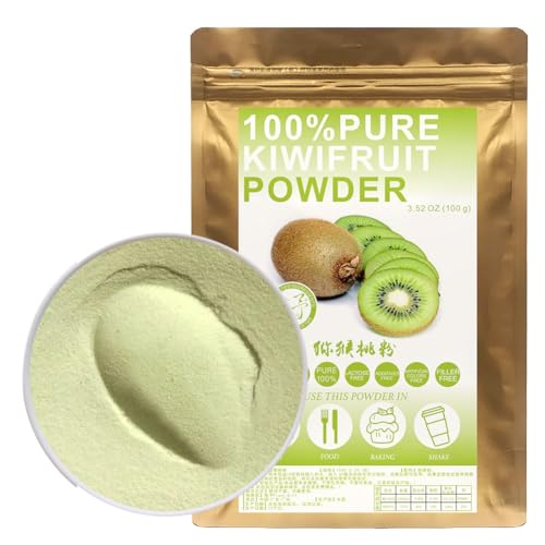 100% Natural Pure Kiwifruit Powder 100g/3.52oz 猕猴桃粉 Kiwi-Pulver für Smoothies, Shakes, Backen, Getränke,| Ohne Konservierungsstoffe, Ohne Zuckerzusatz 100% Natural Pure Kiwifruit Powder 100g/3.52oz 猕猴桃粉 Kiwi-Pulver für Smoothies, Shakes, Backen, Getränke,| Ohne Konservierungsstoffe, Ohne Zuckerzusatz von Plant Gift