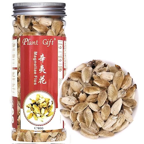 Plant Gift Dried magnolia flower flos 辛夷花 Chinesische Medizin Kräutertee Getrocknete Magnolie Blume Flos, Magnoliae Xin Yi Hua Gesundheit Hautpflege Blume Tee Kräuter Gesundheit 80g / 2.82oz von Plant Gift