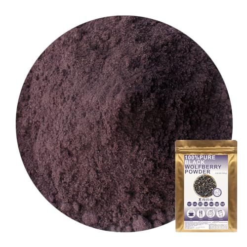 Plant Gift 100% Black Goji Berry Powder 100G/3.25oz 黑枸杞粉, Nicht-GVO-Pulver, Maisgrieß, keine Füllstoffe, keine Zusatzstoffe, natürliches Zitronenmehl, toller Geschmack für Getränke Plant Gift 100% Black Goji Berry Powder 100G/3.25oz 黑枸杞粉, Nicht-GVO-Pulver, Maisgrieß, keine Füllstoffe, keine Zusatzstoffe, natürliches Zitronenmehl, toller Geschmack für Getränke von Plant Gift