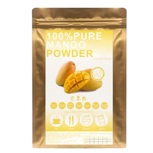 Plant Gift 100% Pure Mango Powder 芒果粉 Natürliches Mehlpulver, Großer Geschmack für Getränke, Smoothie und Getränke, Nicht-GVO 100G Plant Gift 100% Pure Mango Powder 芒果粉 Natürliches Mehlpulver, Großer Geschmack für Getränke, Smoothie und Getränke, Nicht-GVO 100G von Plant Gift