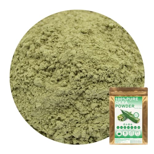 Plant Gift 100% Pure Okra Powder 黄秋葵粉 100G/3.25oz Nicht-GVO-Pulver, keine Füllstoffe, keine Zusatzstoffe, natürliches Okra-Mehl, bester Geschmack für Smoothies, Getränke, Tee und Backwaren Plant Gift 100% Pure Okra Powder 黄秋葵粉 100G/3.25oz Nicht-GVO-Pulver, keine Füllstoffe, keine Zusatzstoffe, natürliches Okra-Mehl, bester Geschmack für Smoothies, Getränke, Tee und Backwaren von Plant Gift