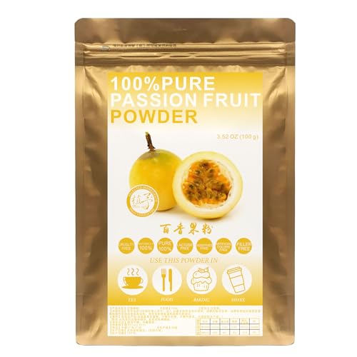 Plant Gift 100% Pure Passion Fruit Powder 百香果 Natürliches Mehlpulver, Natürlicher Passionsfruchtsaft, Keine Füllstoffe, Nicht GMO, Reich an Vitaminen und Antioxidantien 100G Plant Gift 100% Pure Passion Fruit Powder 百香果 Natürliches Mehlpulver, Natürlicher Passionsfruchtsaft, Keine Füllstoffe, Nicht GMO, Reich an Vitaminen und Antioxidantien 100G von Plant Gift