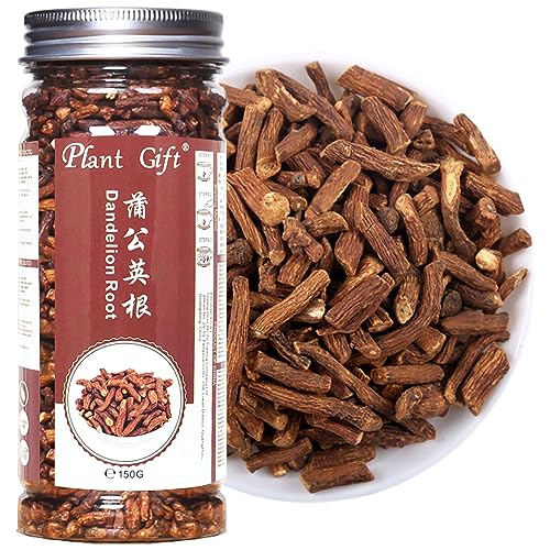 Plant Gift Dandelion Root Cut 130G/4.58oz 蒲公英根, gerösteter Löwenzahnwurzel loser Tee, vegan, Nicht-GMO, Glutenfrei, reines Löwenzahn-Supplement, starke Unterstützung für die Gesundheit von Leber Plant Gift Dandelion Root Cut 130G/4.58oz 蒲公英根, gerösteter Löwenzahnwurzel loser Tee, vegan, Nicht-GMO, Glutenfrei, reines Löwenzahn-Supplement, starke Unterstützung für die Gesundheit von Leber von Plant Gift