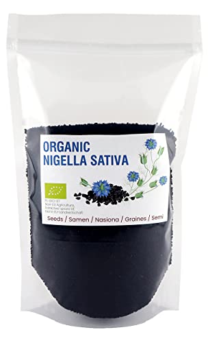 Bio Schwarzkümmel Samen, ganz, Organisch Nigella Sativa 900g von Planta Vera