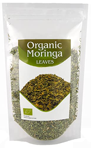 Moringablätter Tee BIO, Loser Kräutertee, Sorgfältig gesiebt, reich an Proteinen, Aus Ägypten, Organische, Moringa Oleifera 500g von Planta Vera