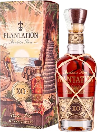 Plantation Barbados Extra Old “XO” Rum 20th Anniversary Edition (1 x 0.7 l)(Zwei Varianten von Geschenkboxen) von Plantation
