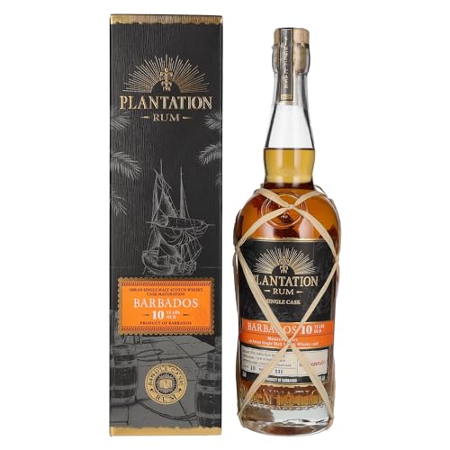 Plantation Rum BARBADOS 10 Years Old Single Cask Arran Finish delicando Edition 2023 50,9% Vol. 0,7l in Geschenkbox von Plantation