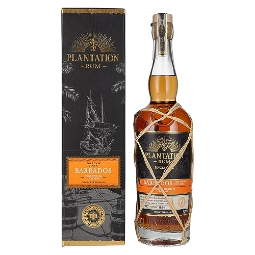 Plantation Rum Barbados Single Cask Porto Finish Very Special Old 44,8% Vol. 0,7l in Geschenkbox von Plantation