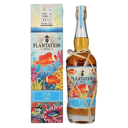Plantation Rum FIJI ISLANDS ONE-TIME Limited Edition 2009 49,5% Vol. 0,7l in Geschenkbox von Plantation