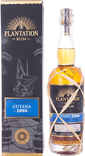 Plantation Rum GUYANA Red Pineau des Charentes Maturation 2008 47,6% Vol. 0,7l in Geschenkbox von Plantation