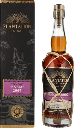 Plantation Rum PANAMA 2007 Syrah Cask Maturation Edition 2021 46,2% Vol. 0,7l in Geschenkbox von Plantation