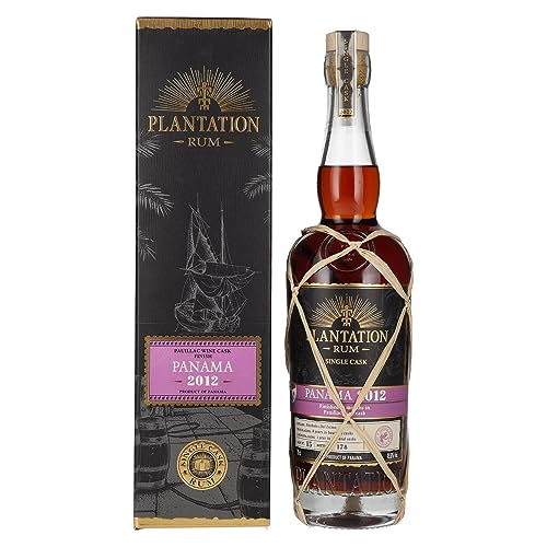 Plantation Rum Panama Single Cask Pauillac Wine Cask Finish 2012 49,6% Vol. 0,7l in Geschenkbox von Plantation