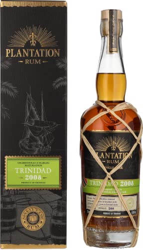 Plantation Rum TRINIDAD 2008 Chardonnay Maturation Edition 2021 49,6% Vol. 0,7l in Geschenkbox von Plantation