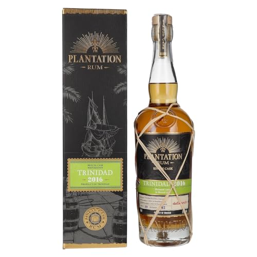 Plantation Rum TRINIDAD 2016 Single Cask Mezcal Finish delicando Edition 2023 51,1% Vol. 0,7l in Geschenkbox von Plantation