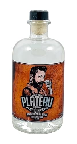 Plateau London Dry Gin 42,1% 0,5l Flasche von Plateau