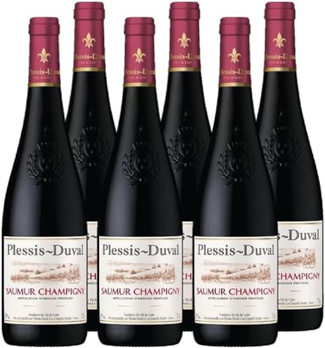 Plessis Duval - Rotwein Trocken - Saumur Champigny AOP (6 x 0,75 l) von PLESSIS-DUVAL