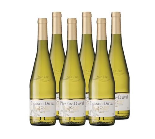 Plessis Duval – Weißwein Trocken – Muscadet Sevre et Maine sur Lie AOP (6 x 0,75 l) von PLESSIS-DUVAL