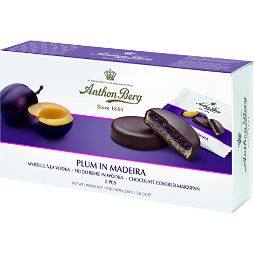 Anthon Berg Frucht in Marzipan "Plum in Madeira", Pack (2 x 220 g) von Anthon Berg