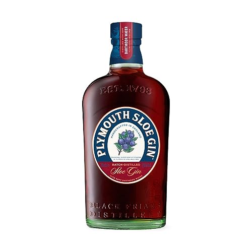Plymouth Sloe Gin – Gin-Likör auf Basis von Schlehenbeeren mit fein-fruchtigen Noten und weichem Aroma – Traditionell hergestellt in der ältesten Destillerie der Welt – 1 x 0,7 l von Plymouth