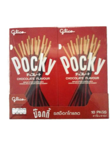 GLICO POCKY Sticks - Schokolade 47g x 2 Box (2 Packungen) von Bites of Asia