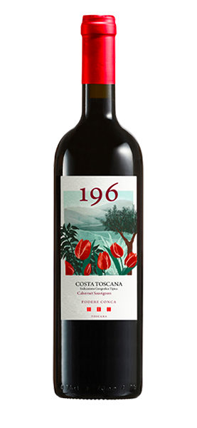 "196" Cabernet Sauvignon Costa Toscana IGT 2021 von Podere Conca