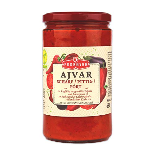 Ajvar scharf 690g Ajvar scharf 690g von Podravka