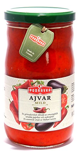 Podravka Ajvar mild - blagi Gemüsemischung 690g/720ml von Podravka