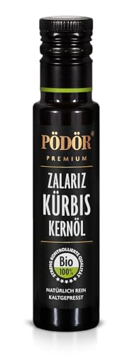 PÖDÖR - Bio Kürbiskernöl, Zalariz 100 ml - kaltgepresst - naturbelassen - ungefiltert von Pödör Premium Öle & Essige