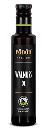 PÖDÖR - Bio Walnussöl 250 ml - kaltgepresst - naturbelassen - ungefiltert von Pödör Premium Öle & Essige