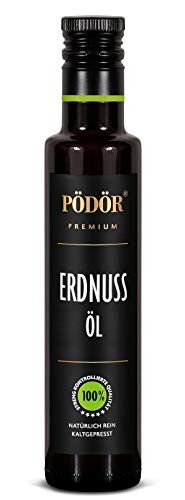 PÖDÖR - Erdnussöl 250 ml - kaltgepresst - naturbelassen - ungefiltert von PÖDÖR