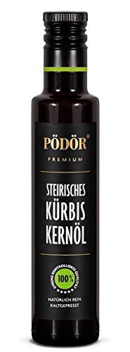 PÖDÖR - Kürbiskernöl, Steirisches 250 ml - kaltgepresst - naturbelassen - ungefiltert von Pödör Premium Öle & Essige