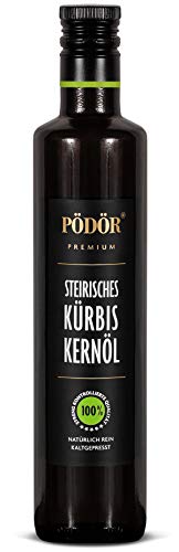 PÖDÖR - Kürbiskernöl, Steirisches 500 ml - kaltgepresst - naturbelassen - ungefiltert von Pödör Premium Öle & Essige