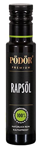 PÖDÖR - Rapsöl 100 ml - kaltgepresst - naturbelassen - ungefiltert von Pödör Premium Öle & Essige