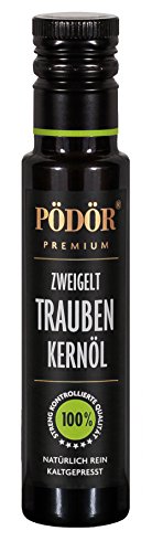 PÖDÖR - Zweigelt Traubenkernöl 100 ml - kaltgepresst - naturbelassen - ungefiltert von Pödör Premium Öle & Essige