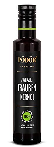 PÖDÖR - Zweigelt Traubenkernöl 250 ml - kaltgepresst - naturbelassen - ungefiltert von Pödör Premium Öle & Essige