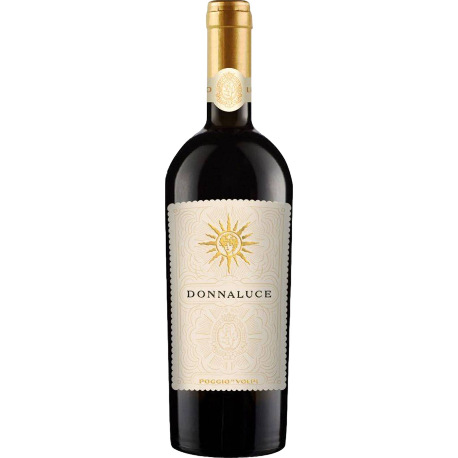 Poggio le Volpi Donnaluce, Frascati DOC, Latium, 2023, Rotwein Poggio le Volpi Donnaluce, Frascati DOC, Latium, 2023, Rotwein von Poggio Le Volpi Soc.Agr. Via Colle Pisano 27-00078 Monteporzio Catone Italien