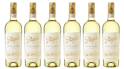 6x 0,75l - 2023er - Poggio Le Volpi - People - Frascati Superiore D.O.C.G. - Lazio - Italien - Weißwein trocken 6x 0,75l - 2023er - Poggio Le Volpi - People - Frascati Superiore D.O.C.G. - Lazio - Italien - Weißwein trocken von Poggio Le Volpi