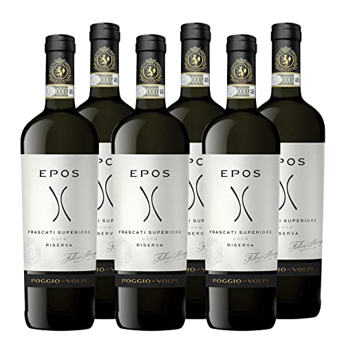 "Epos" Frascati Superiore DOCG Riserva Weißwein Latium trocken (6 x 0.75l) von Poggio Le Volpi