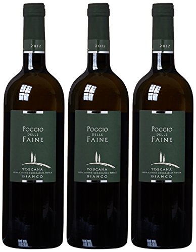 Poggio delle Faine delle Faine Bianco IGT 2012 trocken (3 x 0.75 l) von Poggio delle Faine