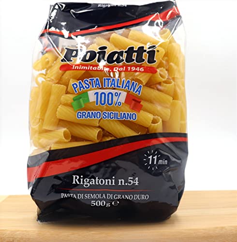 Pasta mit 100 % italienischem Weizen Rigatoni n.54 von Poiatti