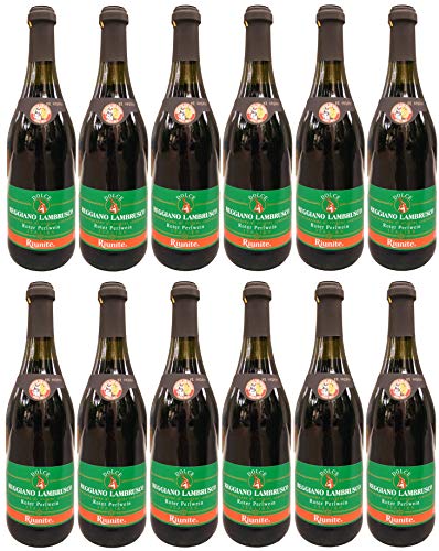 Roter Perlwein Regiano Lambrusco, Italien (12x0,75L) von Poiget