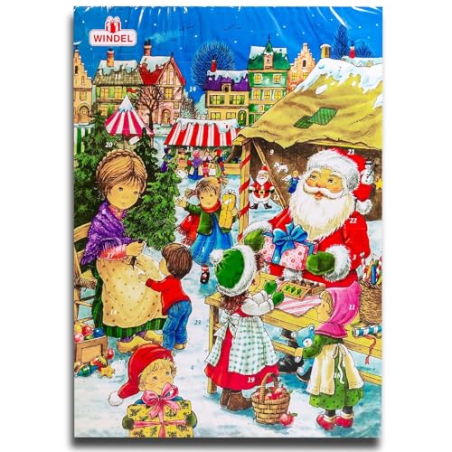 Santa Weihnachtsmarkt Adventskalender mit Schokolade Schoko Weihnachts Kalender Santa Weihnachtsmarkt Adventskalender mit Schokolade Schoko Weihnachts Kalender von Poiget