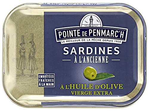 Sardinen in nativem Olivenöl Extra 115 g von Pointe de Penmarc'h / Frankreich Sardinen in nativem Olivenöl Extra 115 g von Pointe de Penmarc'h / Frankreich von LA POINTE DE PENMARC'H