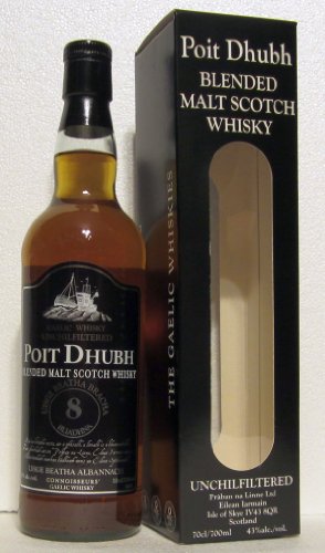 Poit Dhubh 8 Jahre Malt Whiskey Iske of Sky (1 x 0.7 l) von Poit Dhubh
