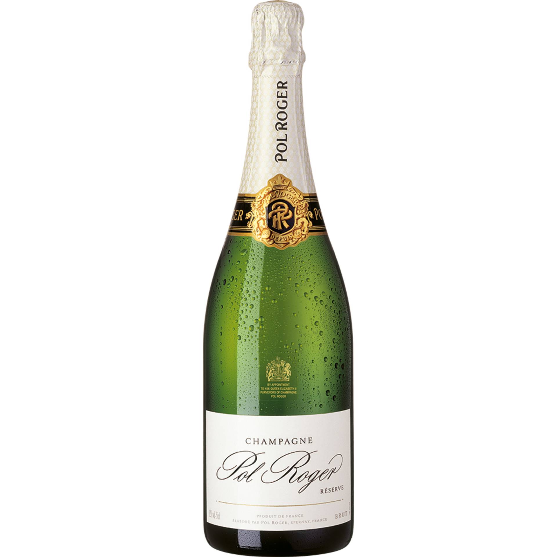 Champagne Pol Roger Réserve, Brut, Champagne AC, Champagne, Schaumwein Champagne Pol Roger Réserve, Brut, Champagne AC, Champagne, Schaumwein von Pol Roger, 51206 Epernay, France
