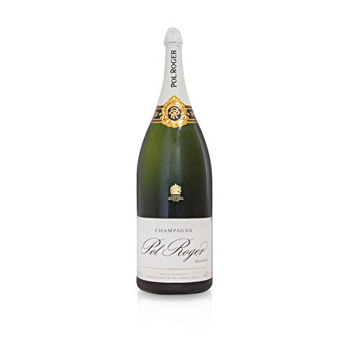 Champagne Pol Roger Brut Réserve inkl. Holzkiste - Balthazar 1200cl Brut - weiß - Champagne (1x 12L) von Pol Roger