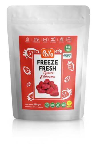 Gefriergetrocknete Erdbeeren 250g 'BigPack' "Pol's Freeze Fresh" von Pol´s